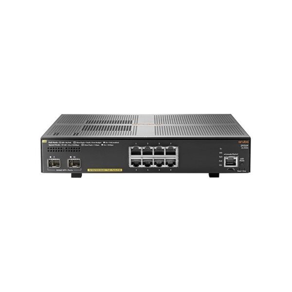 JL258A HP Aruba 2930F 8G PoE+ 2sfp+ Switch 8Ports Managed