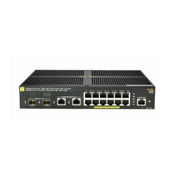 JL693A#ABG HPE Aruba 2930F 12G PoE+ 2G/2SFP+ Switch