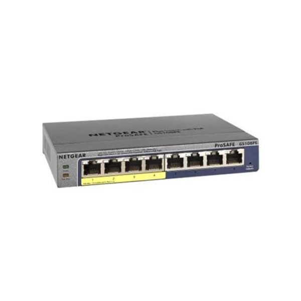 GS108PE-300NAS NETGEAR 8-Port Gigabit Smart Managed Plus Switch